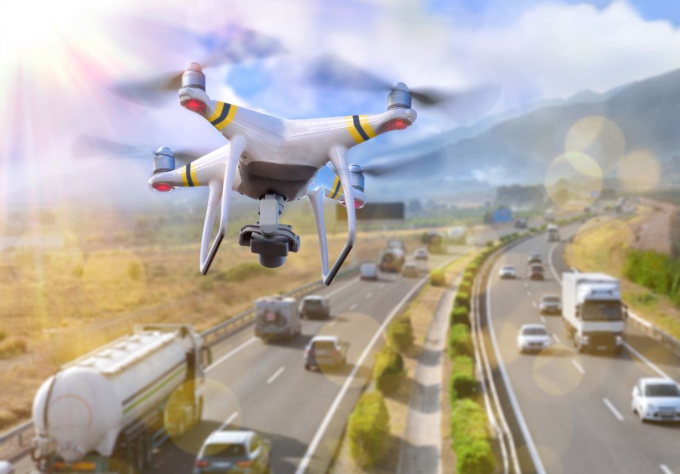 Drones Trial to Monitor Driving to Aid Devon and Cornwall Police